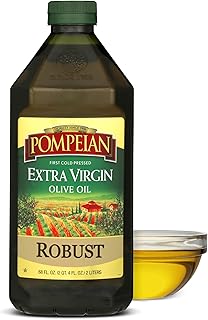 Pompeian Robust Extra Virgin Olive Oil, Contains Polyphenols, First Cold...