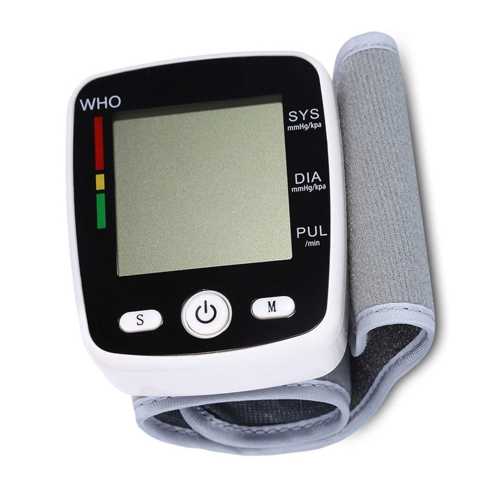 ELQ Monitor De Presión Arterial De Muñeca con Carga USB, Monitor De PA Digital Preciso Y Totalmente Automático con 99 Juegos De Memoria, Incluye Tamaño De Manguito/Estuche De Transporte