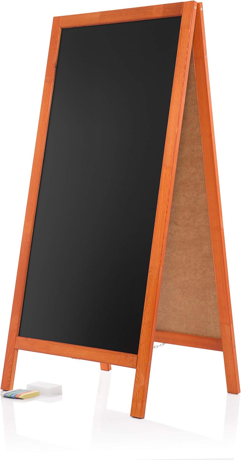 Holztafel Werbetafel Aufsteller - Groß 87x60cm Für Gastronomie & Shop