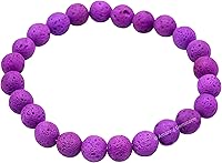 Vista 499 de Amazing Gemstone Pulsera de cristal para mujeres y hombres, pulsera de cristal curativo de protección, pulsera elástica con cuentas de piedras