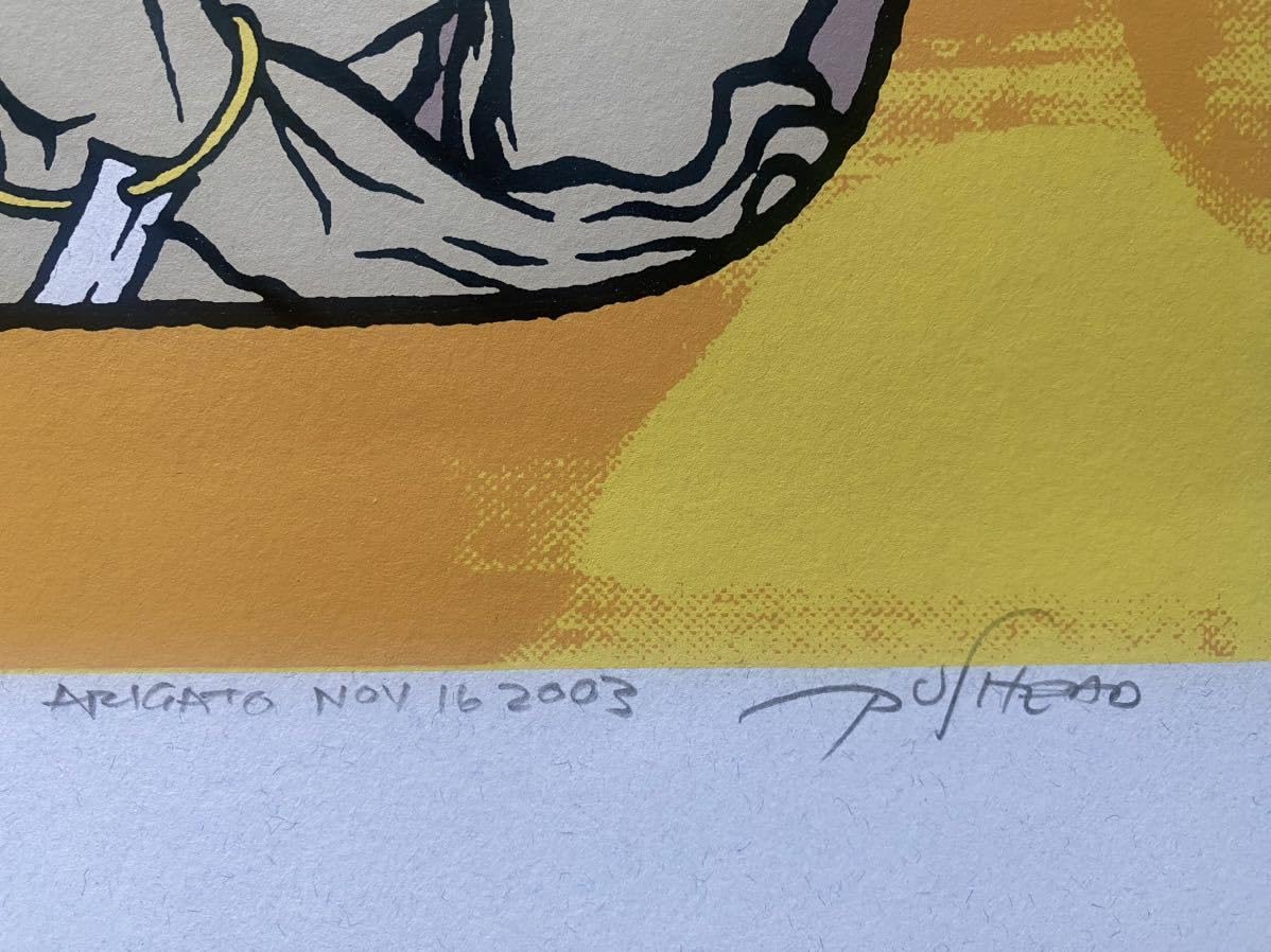 Amazon.co.jp: Rare PUSHEAD Hand Signed Serial Number Silk