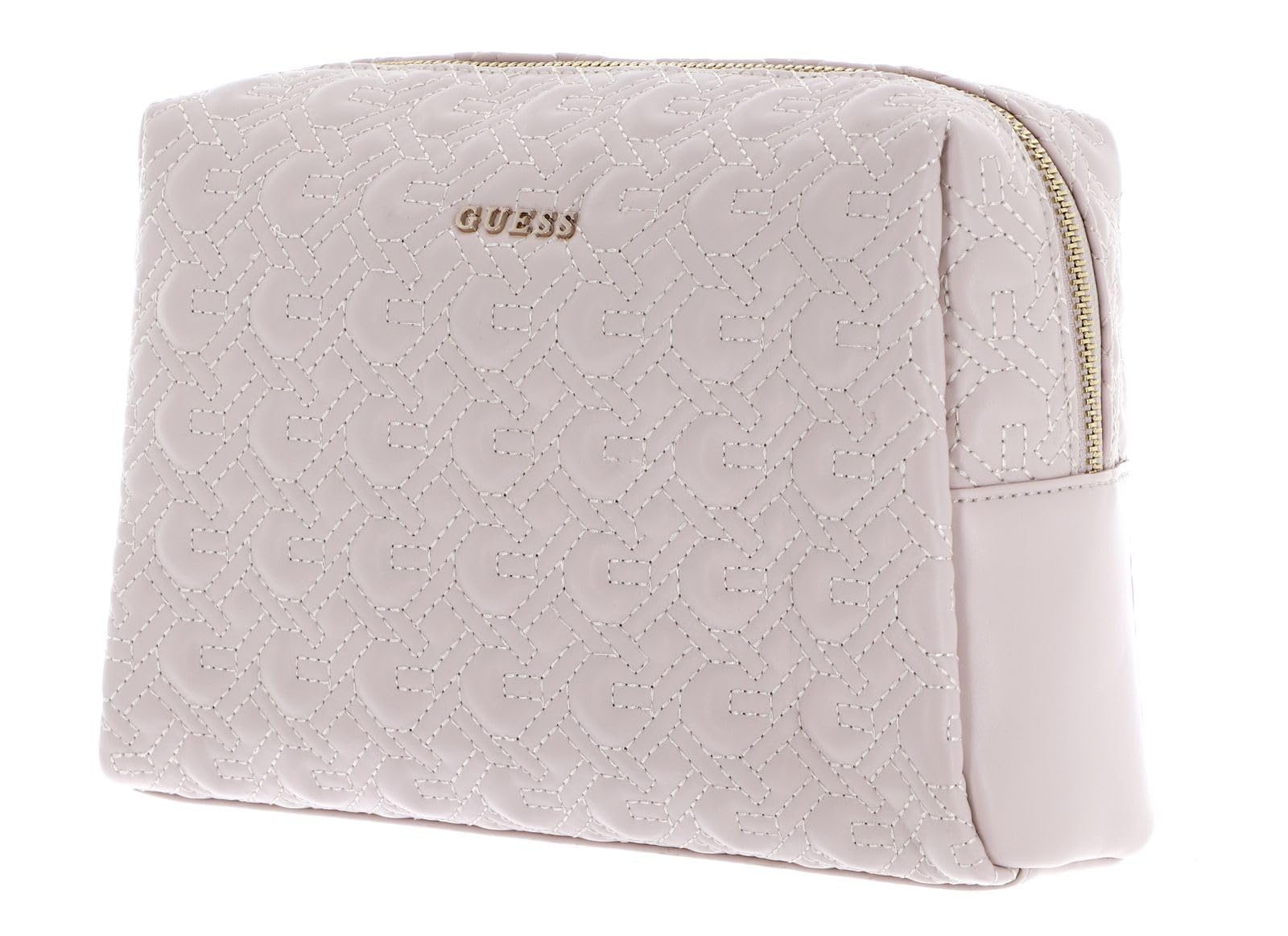 GUESS Bolsa de Maquillaje Large Top Zip Cosmetic Bag Light Pink Rosa