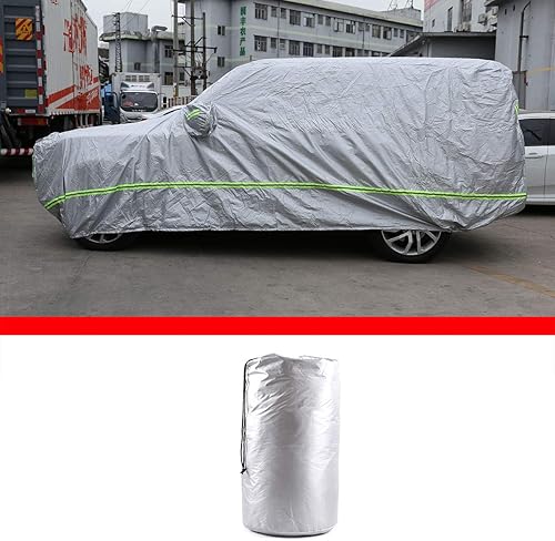 Miniatura 1 de Funda para automóvil, impermeable, resistente al viento, al polvo, a los arañazos, protección UV para Land Rover Defender 2014-2018