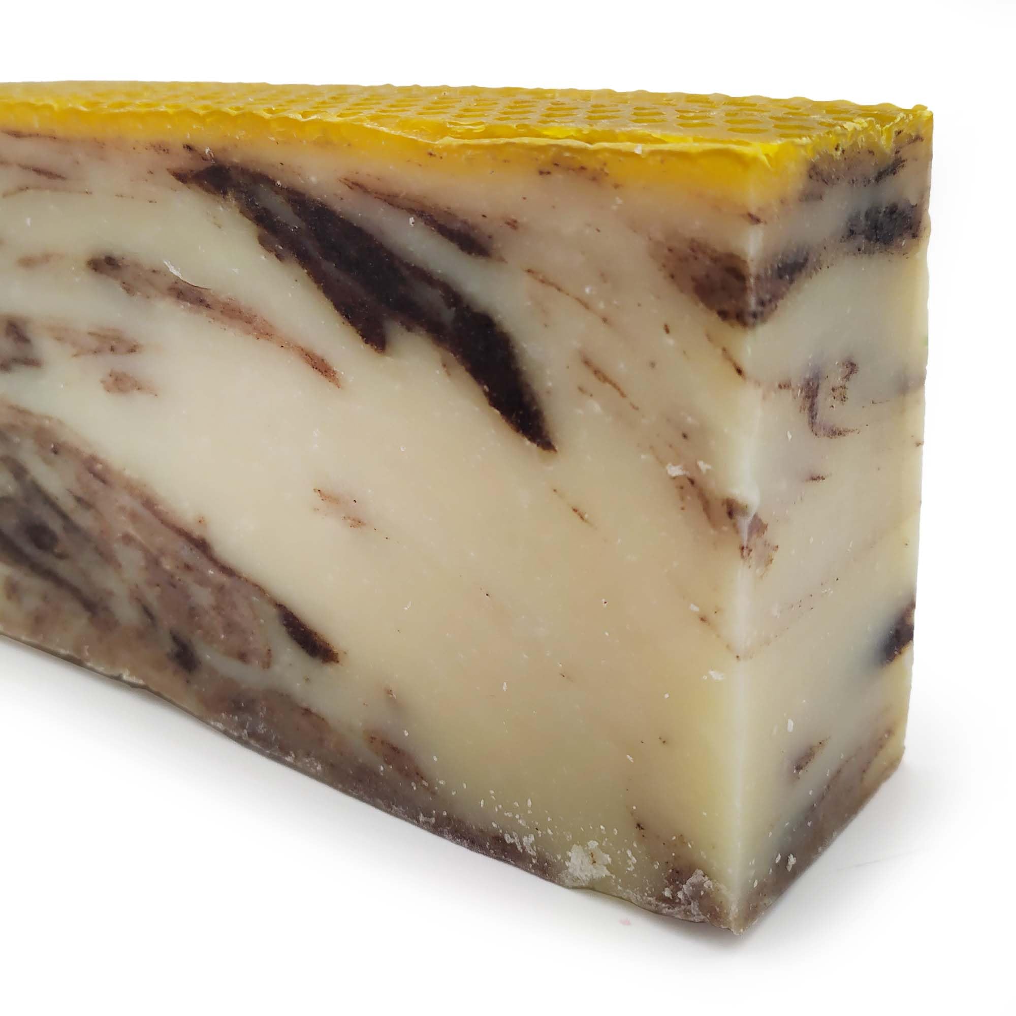1 Uds. Barra de jabón artesano de Miel y propóleo (1.2kg) Venta al por mayor - DIY - Jabones naturales a granel - Hecho en España - Piel seca, sensible y apagada - Evita el ancé - Higiene íntima