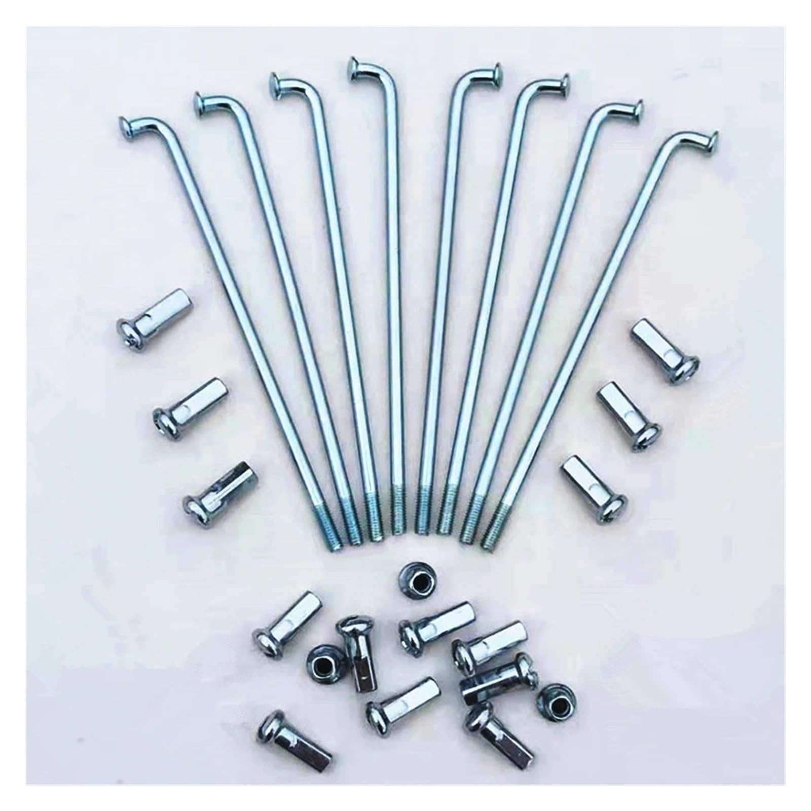 36 raggi 12G per bici elettrica, 185-245 mm, 2,5 mm, in acciaio #45, con nippli (270 mm)