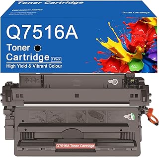 Q7516A Cartuchos de toner preto de alto rendimento cartucho de toner W1360A （com chip） substituição compatível para HP 5200 5200N 5200TN 5200DTN 5200 L5200LX Printer