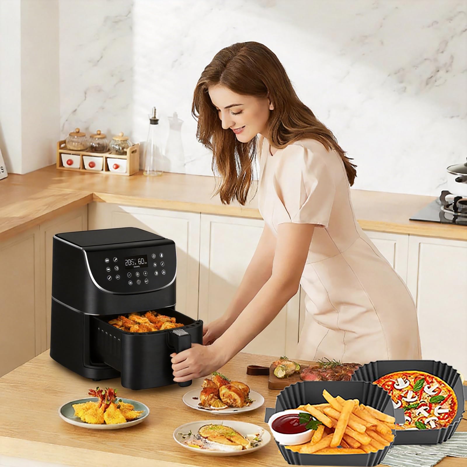 Silicone Air Fryer Liners - 2 Pack -7