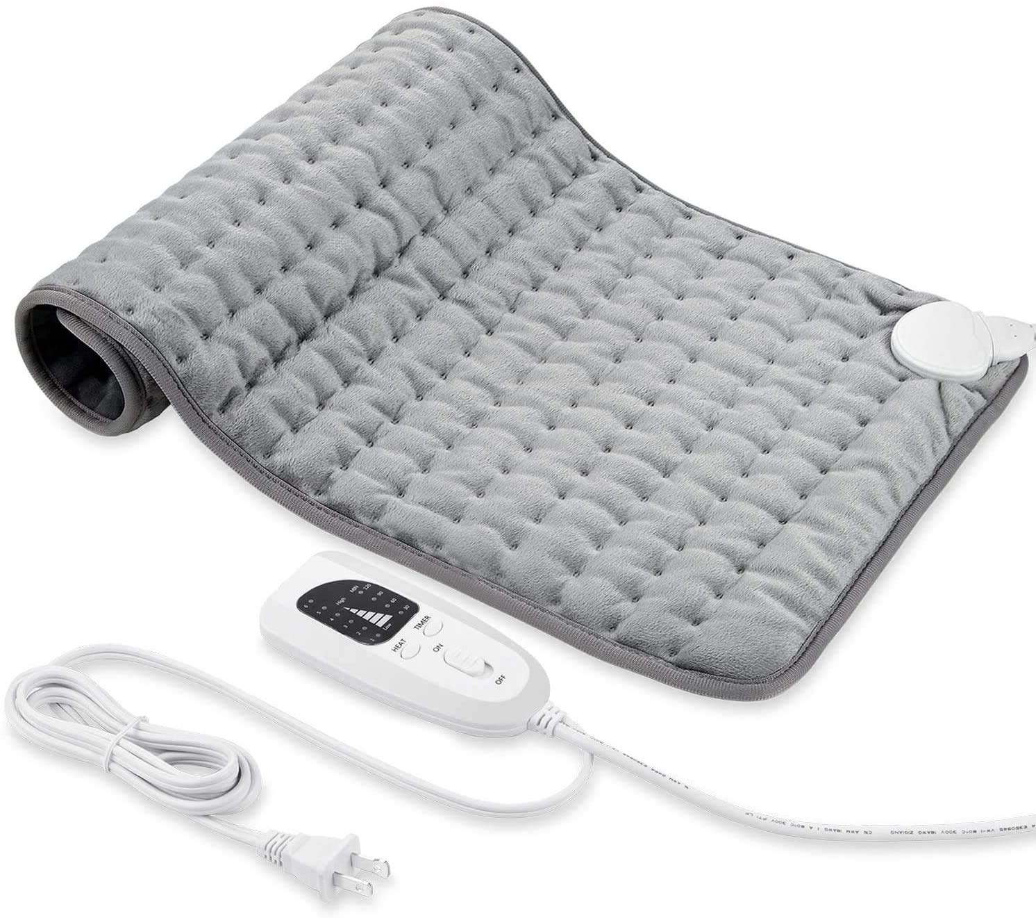 NILKANTHHeating pad for Back Neck Shoulder Knee Arms Legs- Electric Heat Pads with 6 Heat Settings & Auto Shut Off &Dry/Moist Heat Heating Pad for Birthday Mother Father Girl Men Women