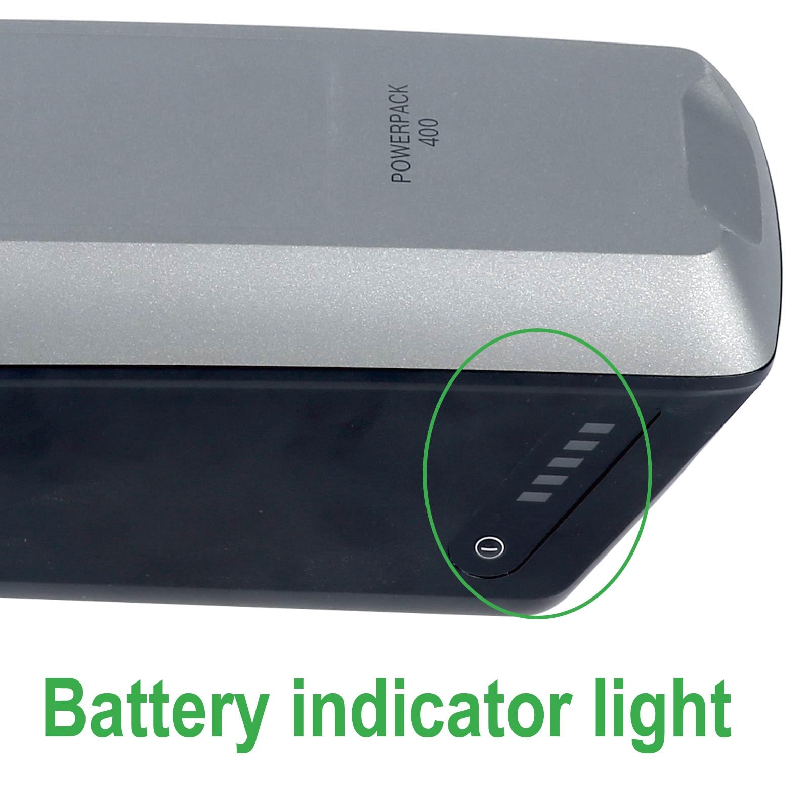 Batteria per e-Bike 36 V 12 Ah agli ioni di litio, sostitutiva per Bosch PowerPack 400, sistema Smart Frame