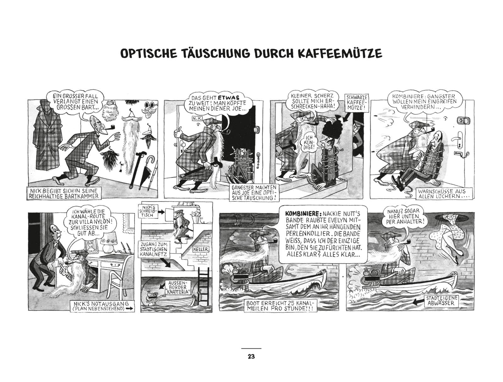 Die Bibliothek der Comic-Klassiker: Nick Knatterton: Hochwertige Gesamtausgabe mit Lesebändchen und Schuber
