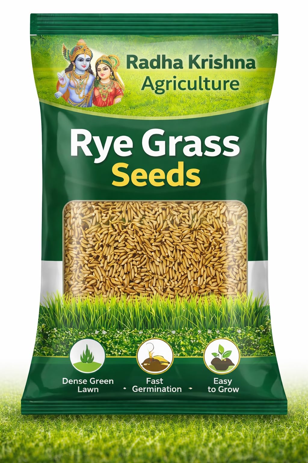 Rye Grass Seeds for home gardening (Pack of 100 seeds)-picture-21