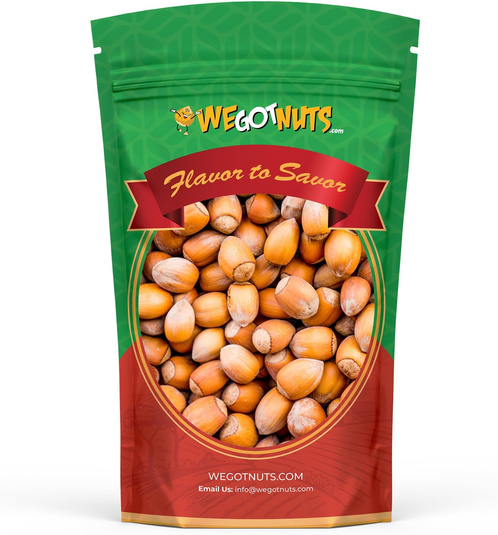 Hazelnuts (Filberts) In Shell, Raw - We Got Nuts (4LBS.)