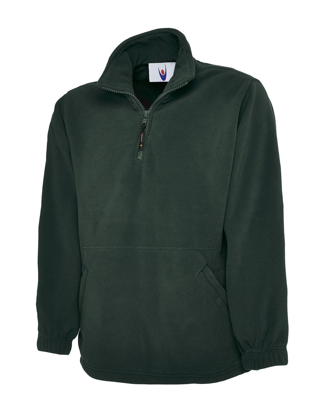 Uneek Clothing Bottle Green Premium 1/4 Zip Micro Fleece Jacket