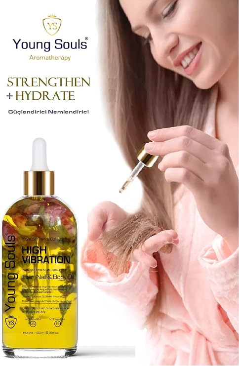 Young Souls Aromatherapy High Vibration Multi Use Yüksek Titreşim Yüz Saç Tırnak & Vücut Bakım Kuru Yağ 100 ml
