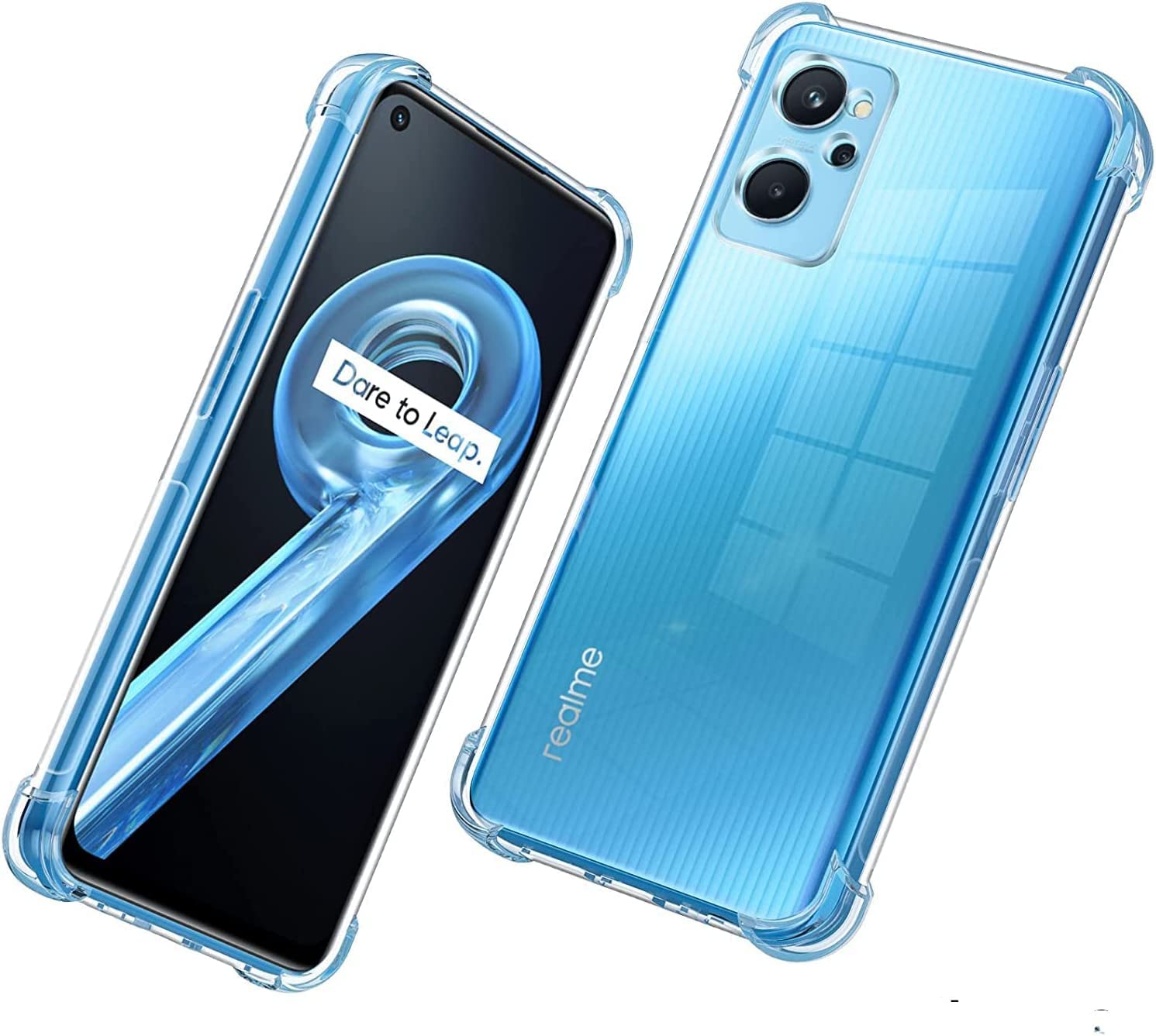 Realme 9i Case - Transparent Bumper Cover -5