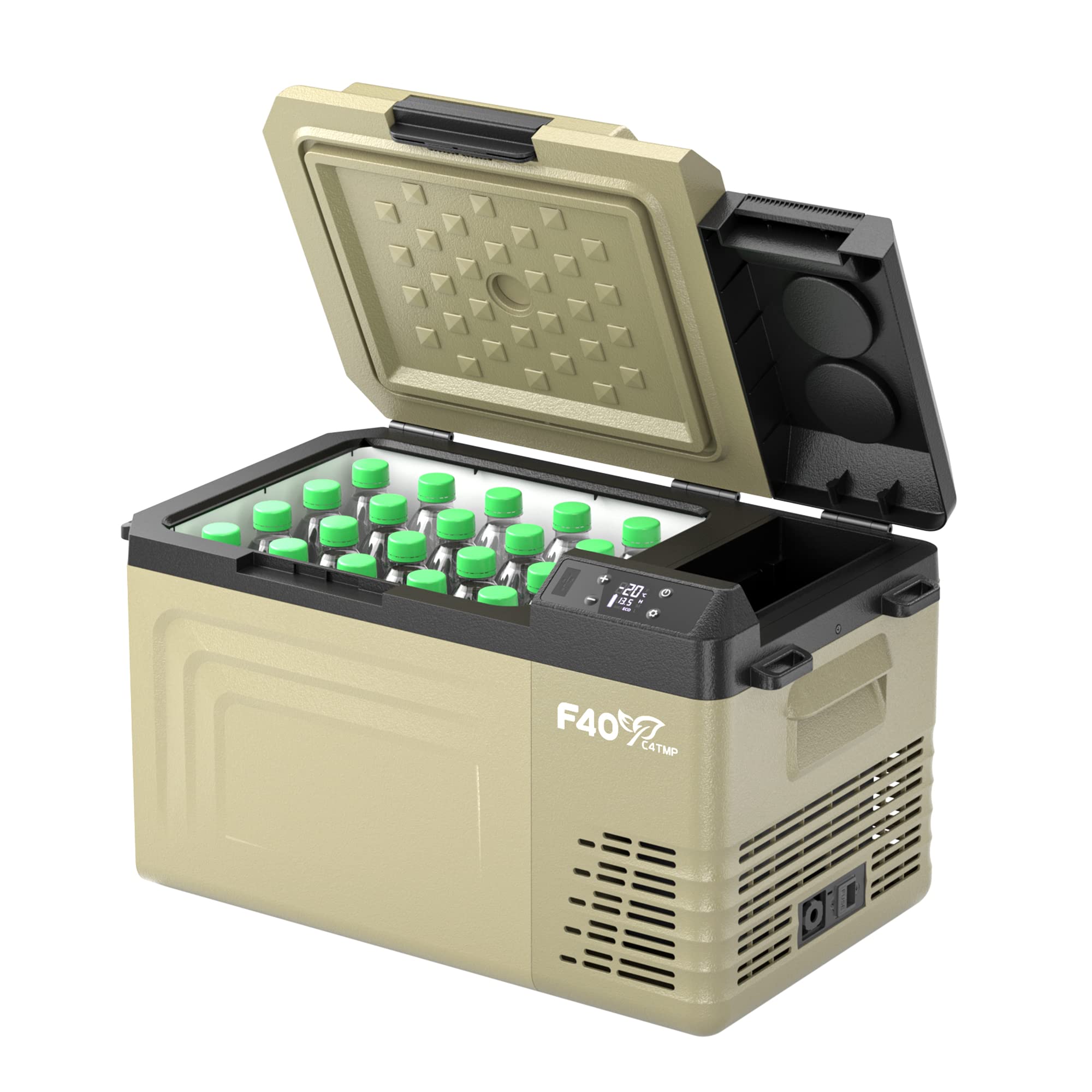 Amazon.co.jp: F40C4TMP 車載冷蔵庫 20L ポータブル冷蔵庫 【収納 