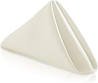 Vista 15 de Lann de Linens – 1 Docena de 20 en. Gamuza Cena Servilletas W/Hemmed bordes – varios colores disponibles