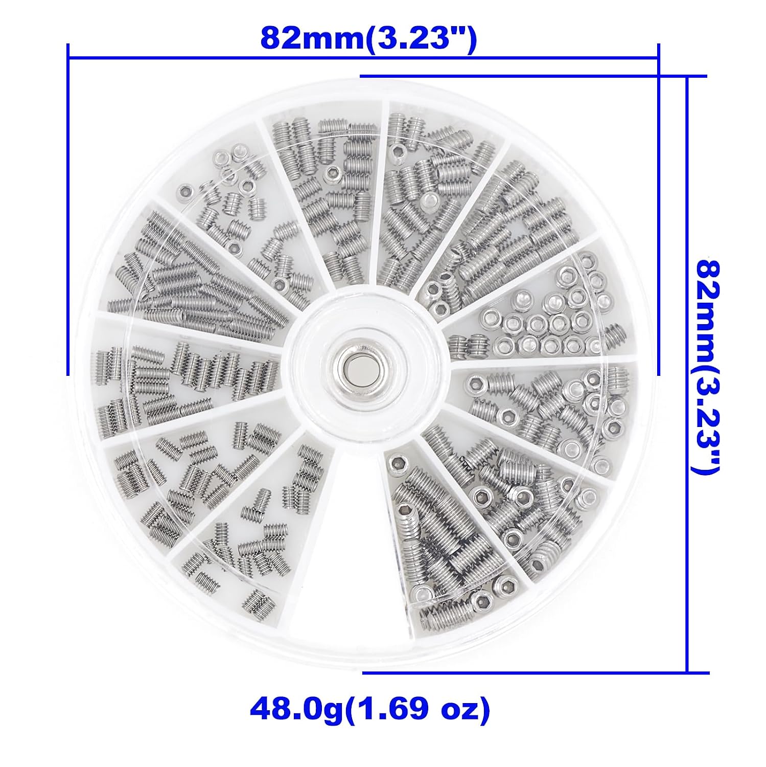 #2-56#4-40#6-32 UNC 304 Stainless Steel Cup Point Hex Set Screw Kit