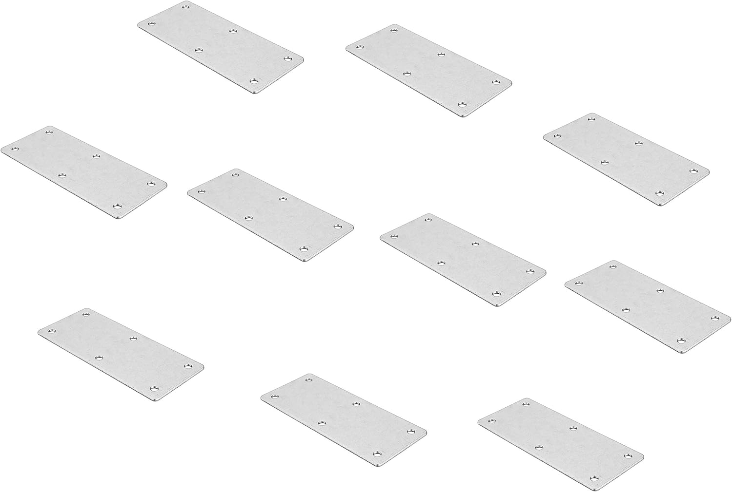 Gedotec Furniture Connector, Metal Connecting Latch with 6 Screw Holes for Panels & Furniture