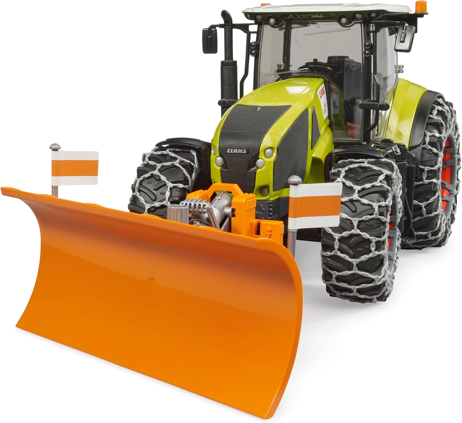 Bruder 03018 Claas Axion 950 with Snow Chains and Snow Blade
