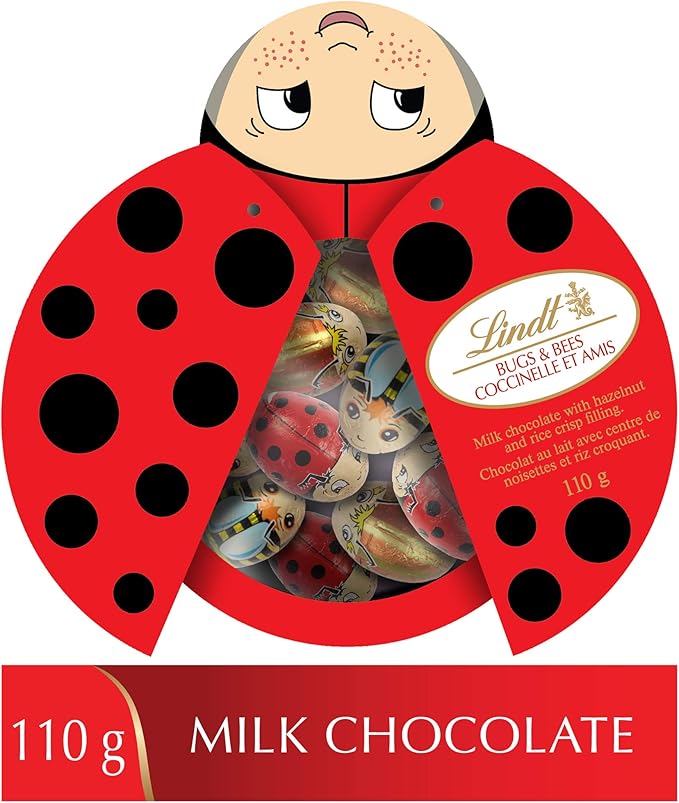 Lindt Milk Chocolate Lady Bug, Box, 110 Grams Amazon.ca Grocery
