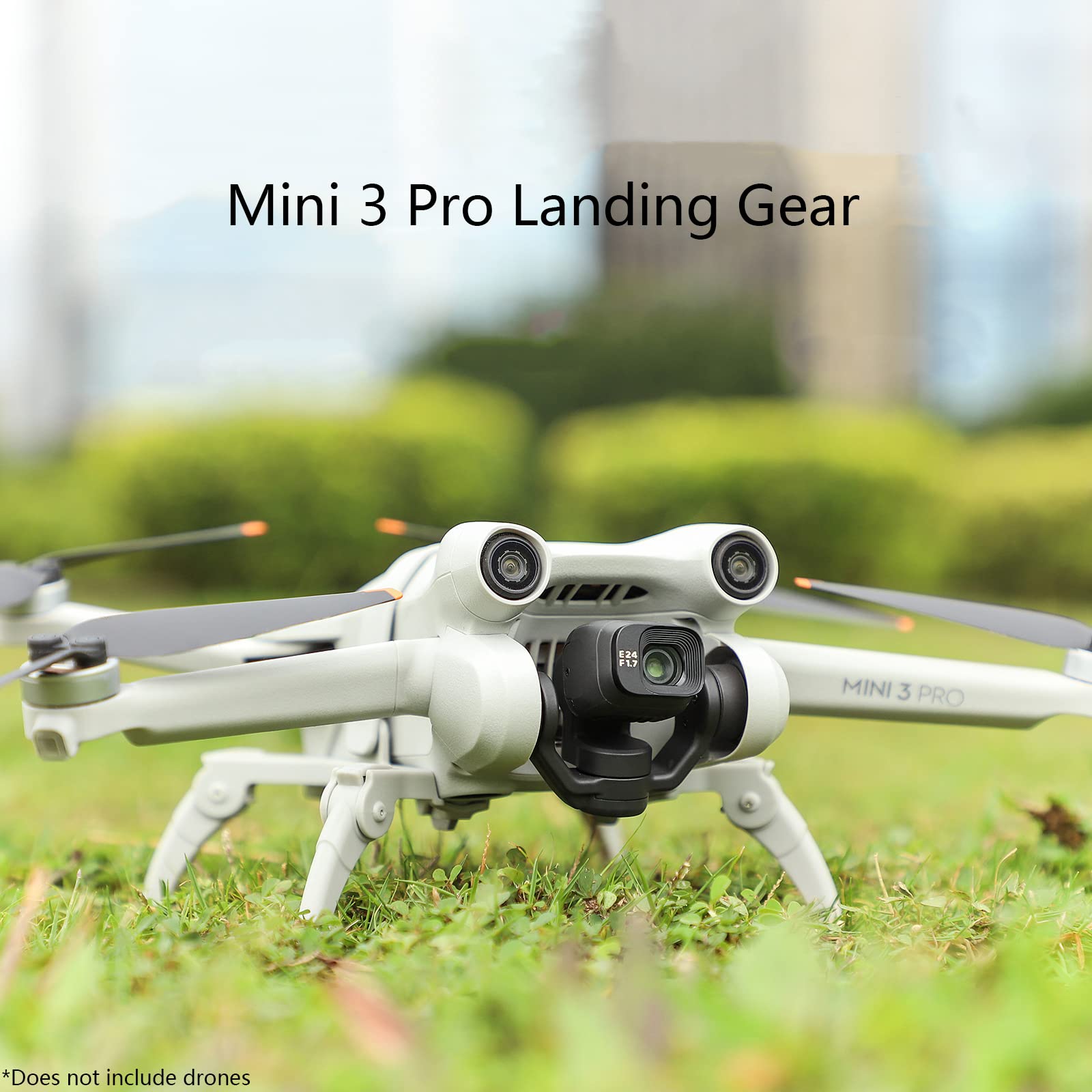 WANGCL Mini 3 Pro podwozie Mini 3 Pro podwozie podwozia składane rozszerzone akcesoria do DJI Mini 3 (szary)
