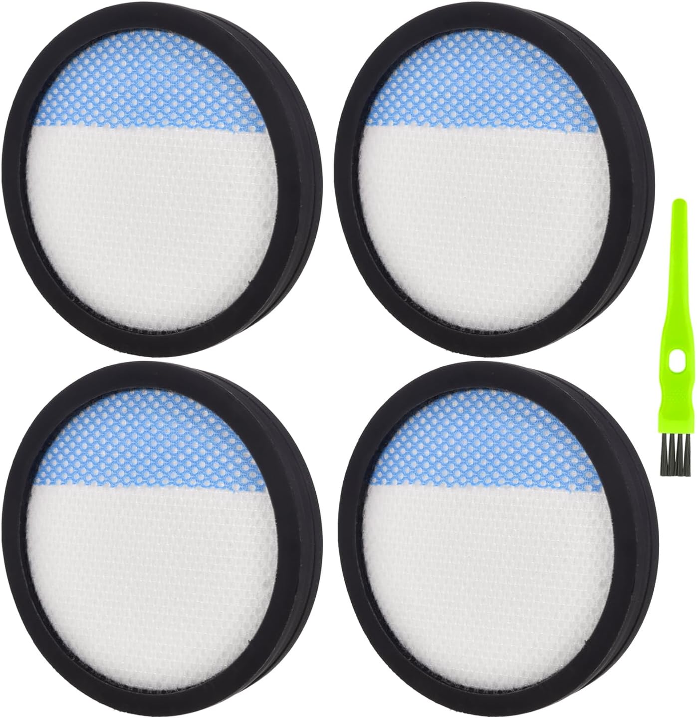 Filter for Ryobi 18V ONE+ PCL720 PBLSV716 PBLSV717 Cordless Stick Vacuum 4 Pack Washable Reusable Filters Replacement for Ryobi Compare to Part A32SV720N