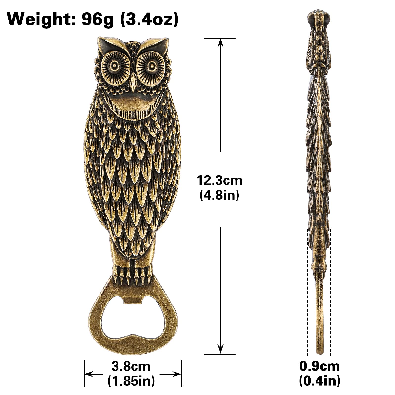 Amazon | LKKCHER フクロウ ビール栓抜き フクロウギフト 女性 女性 
