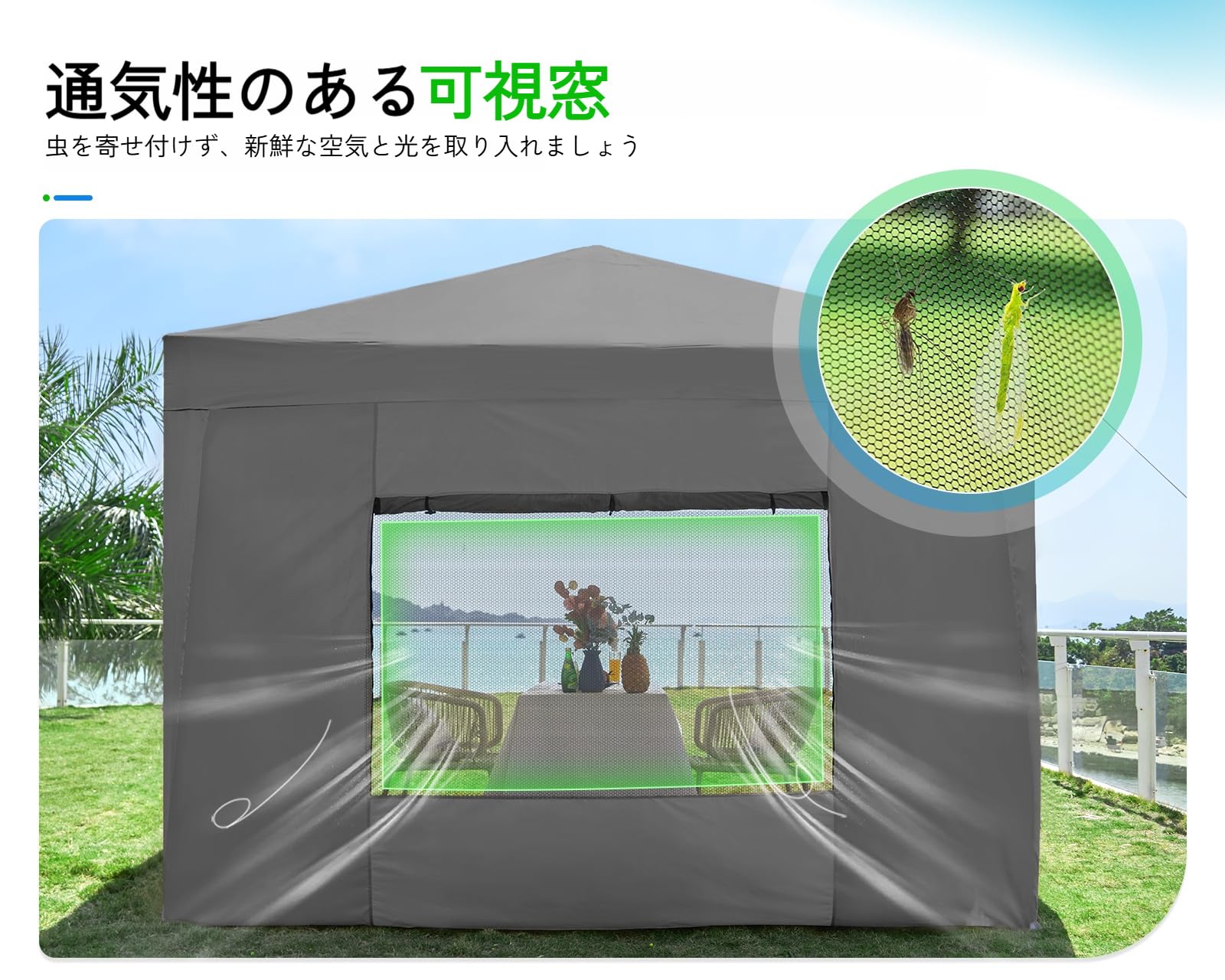 ワンタッチ タープテント 3段階調節 3m/2.5m/2m UVカット 耐水 Amazon | ワンタッチタープテント 3段階高さ調節 3m/2.5m/2m UVカット
