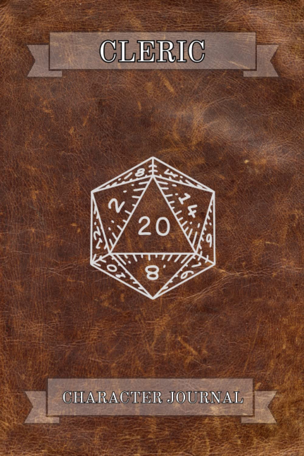 Cleric Character Journal: DnD, Pathfinder RPG. fantasy style role play game Journal