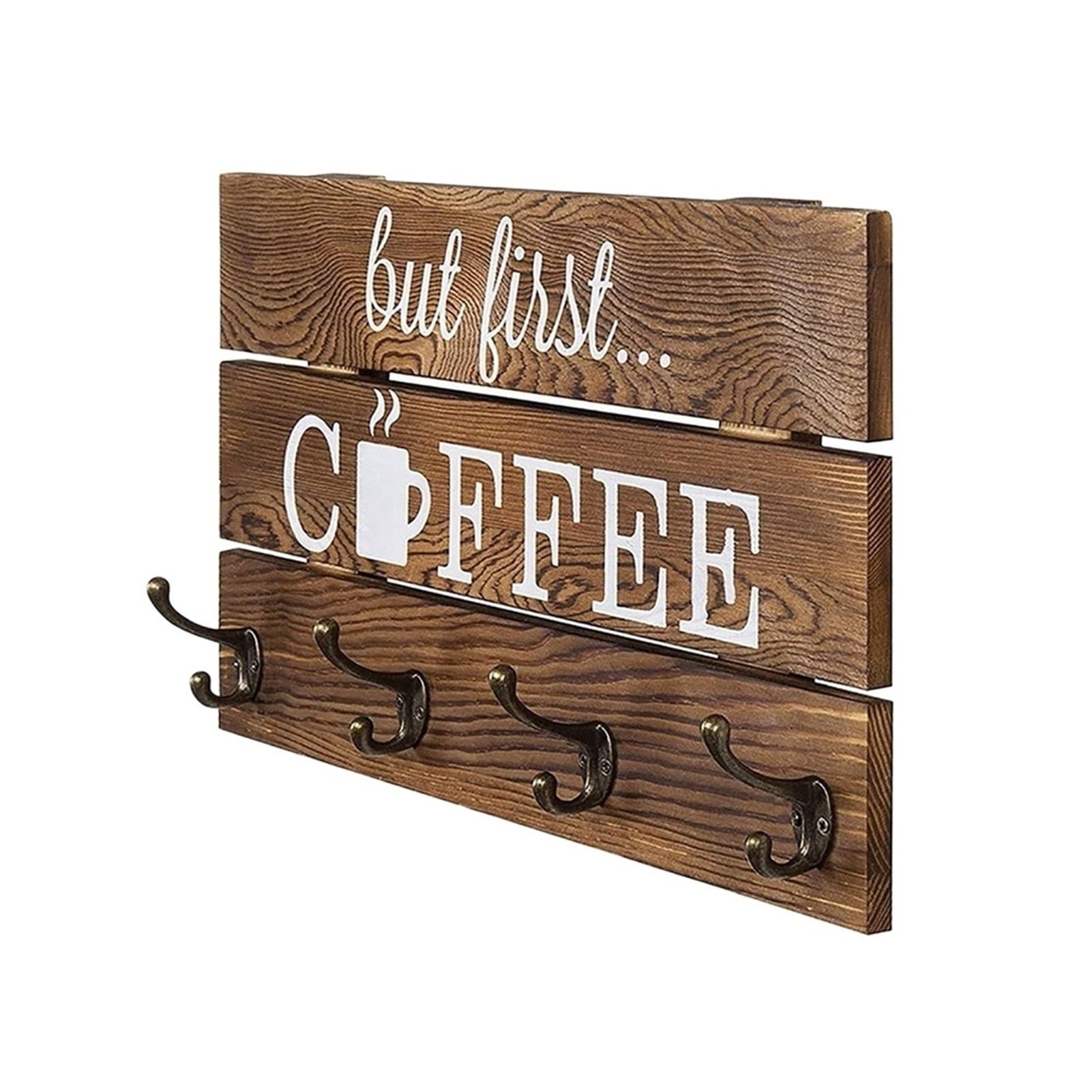 Soporte para Taza de Café Taza de taza de café Montado en la pared Taza de almacenamiento Taza de agua Taza de agua Emitidor Colgante Cocina Cocina Mostrar decoraciones de almacenamiento Colgador Copa