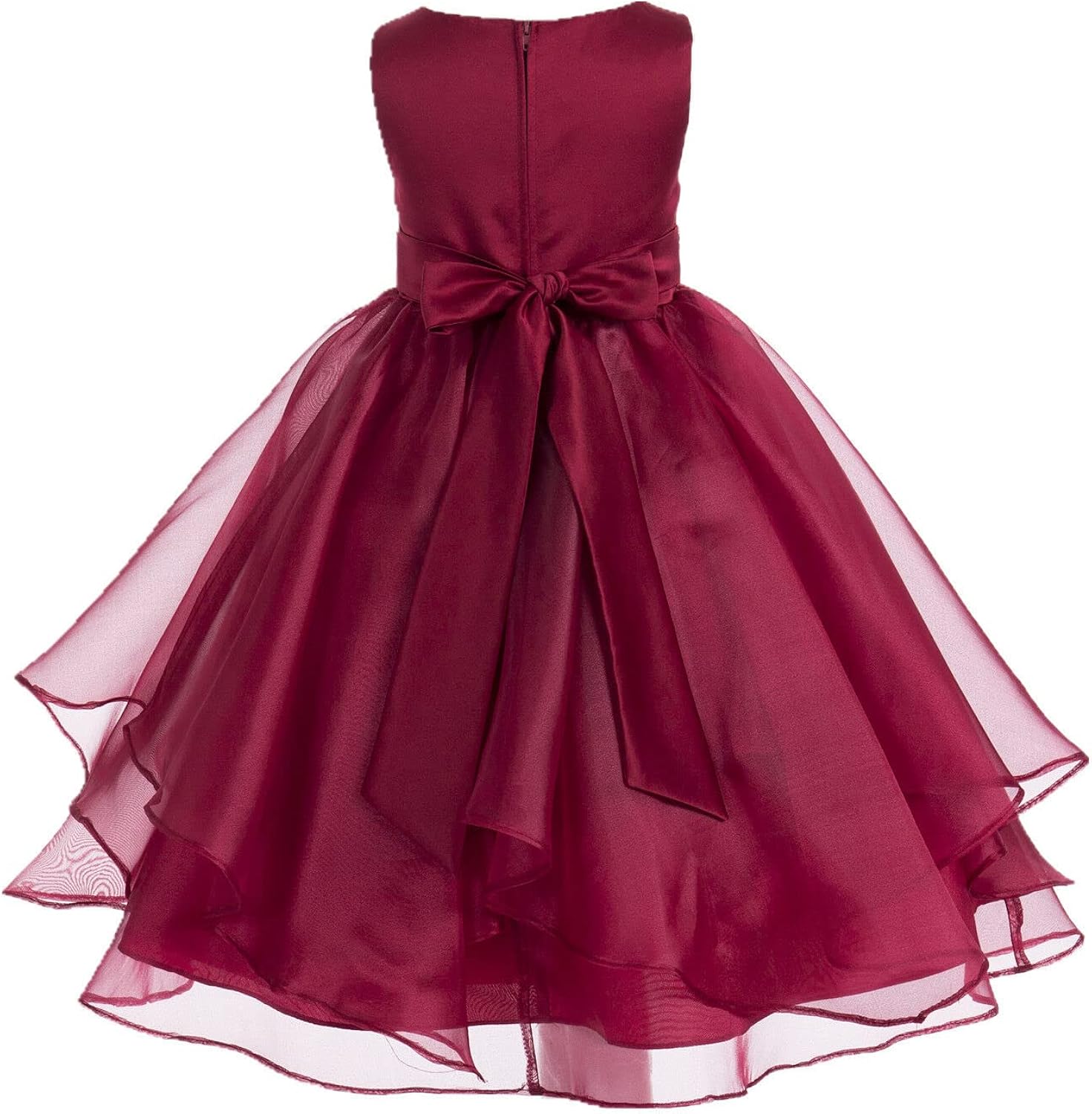 ekidsbridal Organza Flower Girl Dress Pageant Gown Special Occasion Dresses 012s: Clothing, Shoes & Jewelry