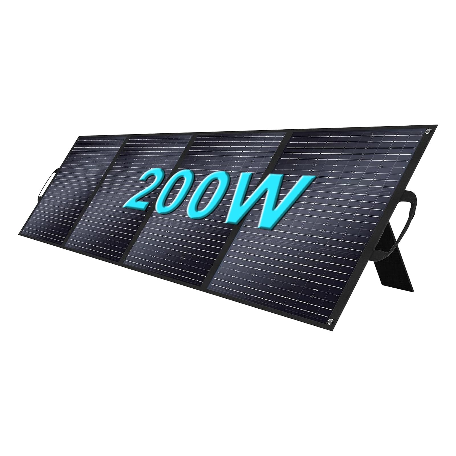 Solarplay Panneau solaire pliable 200 W pour générateurs solaires portables, module photovoltaïque pour système hors réseau, pour jardin, balcon, caravane vers l'extérieur
