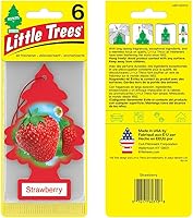 Vista 78 de Little Trees - Ambientador de árbol colgante que proporciona un aroma de larga duración para tu hogar o tu auto. Aroma Summer Linen, 24