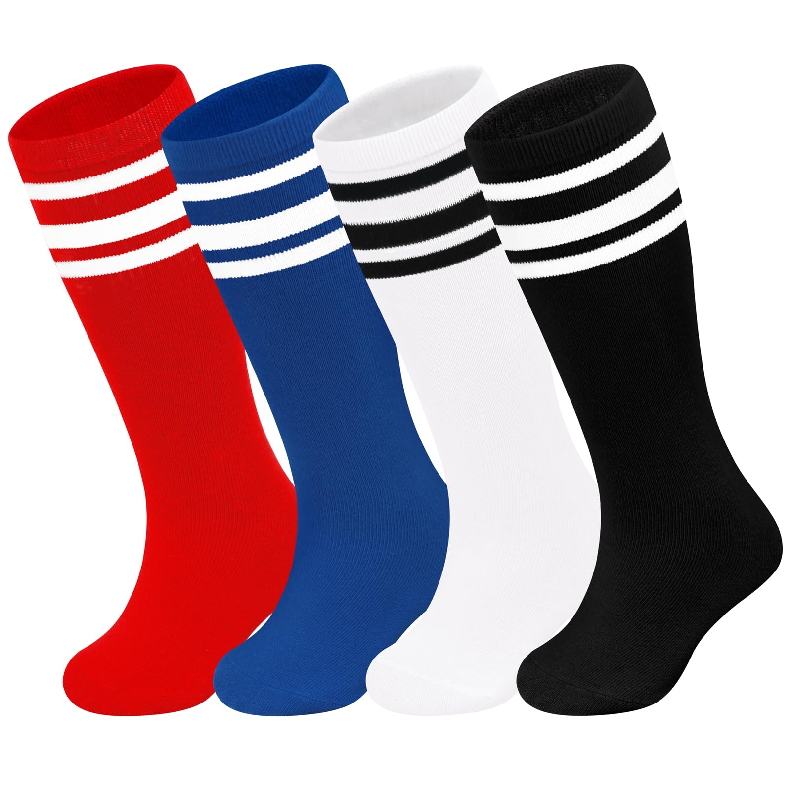 Sarfel Youth Toddler Soccer Socks Kids Baseball Socks Youth Boys Girls Knee High Softball Football Accessories Tube Cotton