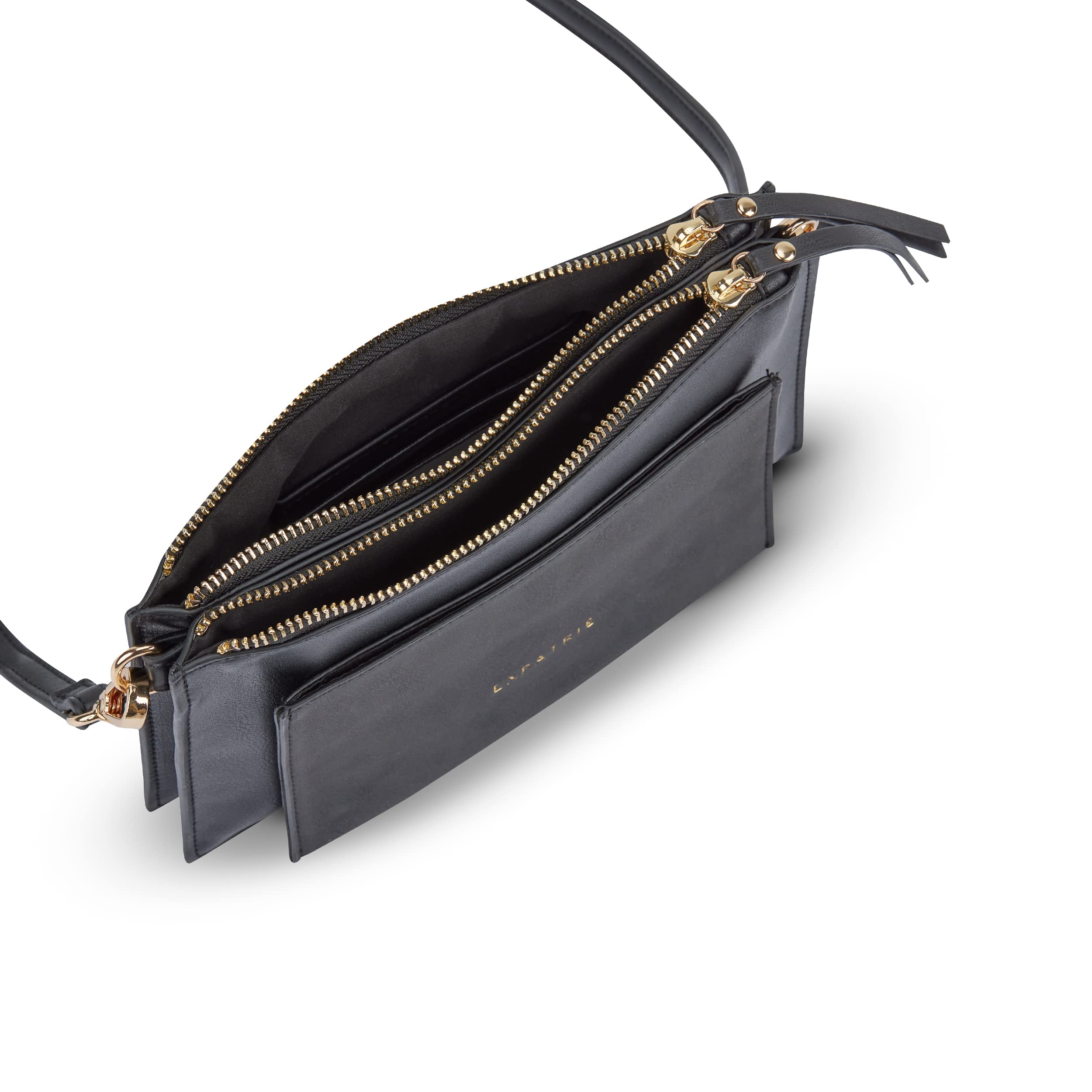 Expatrié Umhängetasche Damen - Isabelle - Elegante Clutch und Crossbody Bag mit abnehmbarem Schultergurt - Flache und Kleine Handtasche für Hochzeit & Ausgehen