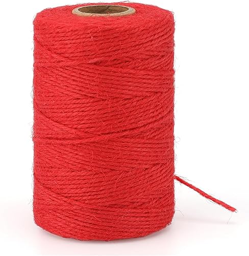 KINGLAKE GARDEN Cordel de jardín de 656 pies de cuerda de yute verde de 0.079 pulgadas para plantas trepadoras, tomates, jardinería, floristería,