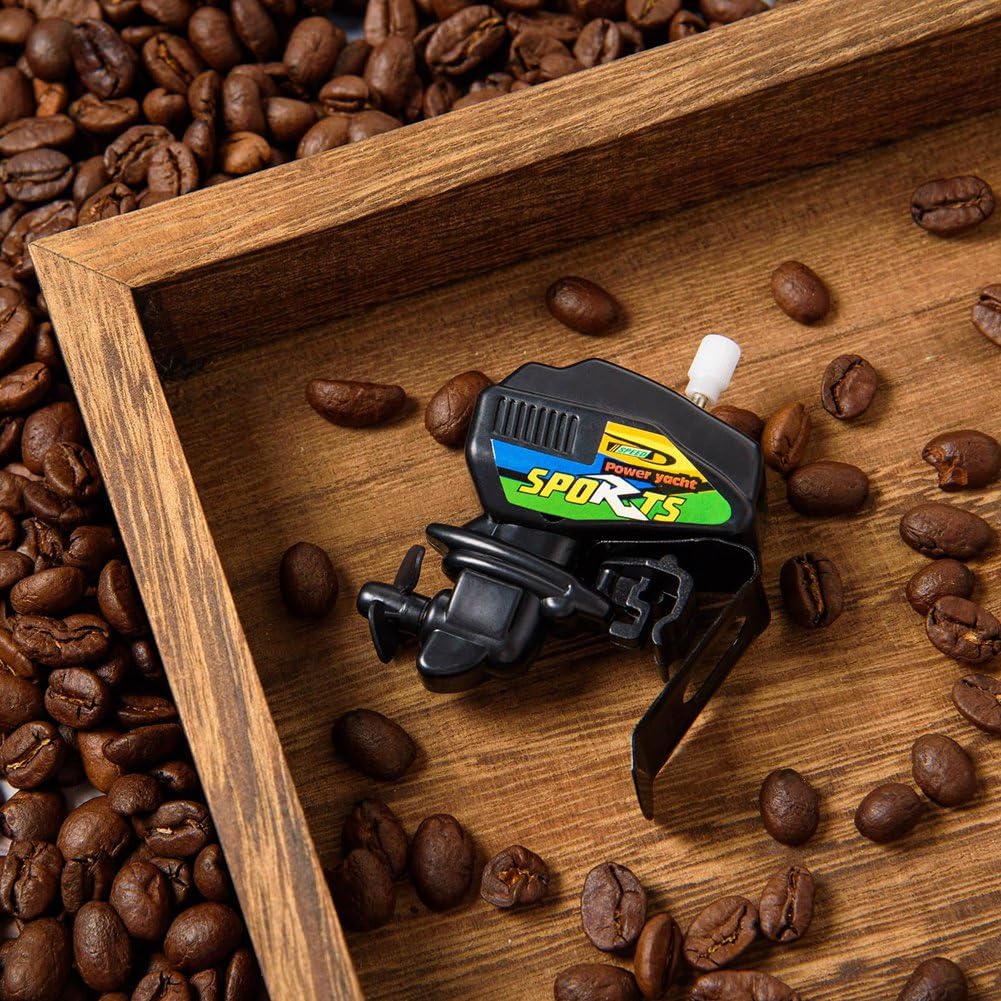 Kaffeerührer in Bootsmotorform, Klammern Können Tassen Halten, Propeller Kann in die Tasse Eindringen und Gründlich Umrühren, Um Kaffee Zuzubereiten