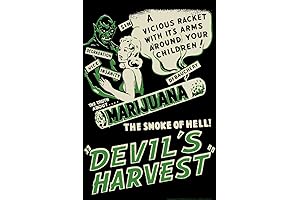 Pyramid Devil's Harvest Poster Print - Nostalgic Grunge Wall Art