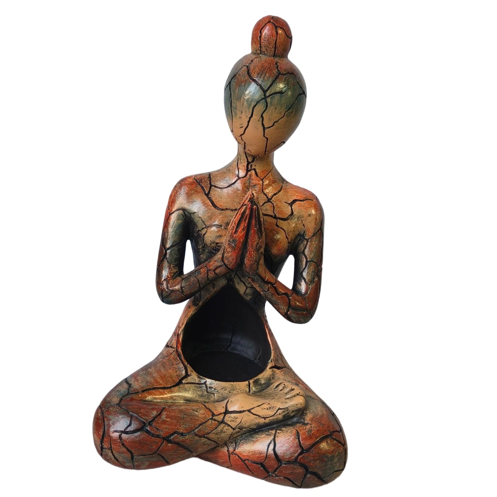 Multifunctional Meditator Candlestick Abstract Art Sculpture Resin Holder Home Decoration Decorative Sculpture Decorative