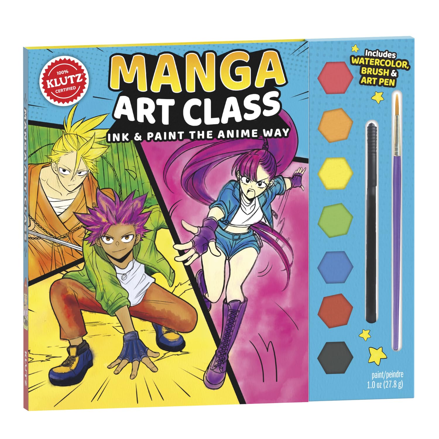 KLUTZ Manga Art Class Craft Kit