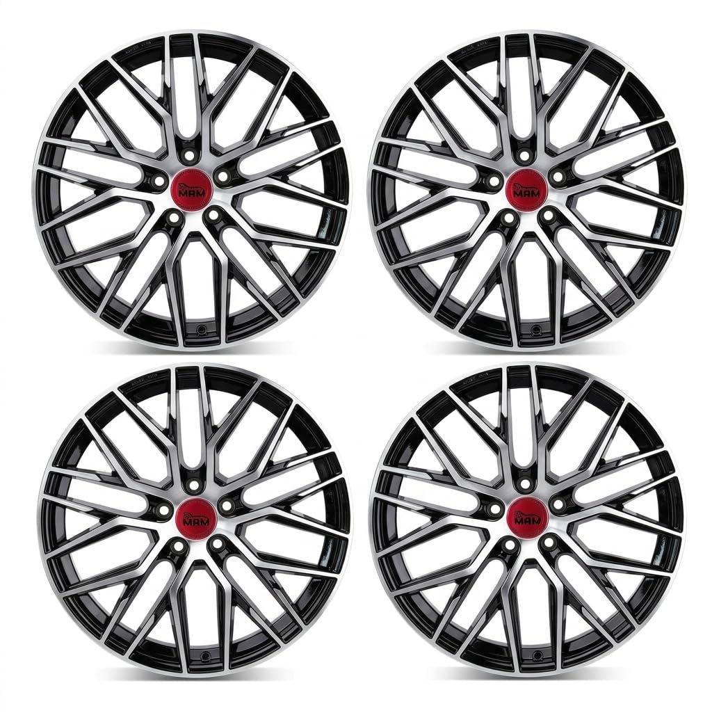 4 Cerchi in lega compatibili per Audi q2 q3 q5 sportback 18 pollici rs4 5x112 canale 8 et 45