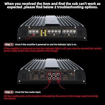 3200W 12V 4 Channel Car Amplifier Stereo Power Amp Audio 4CH Bass Sub Woofer