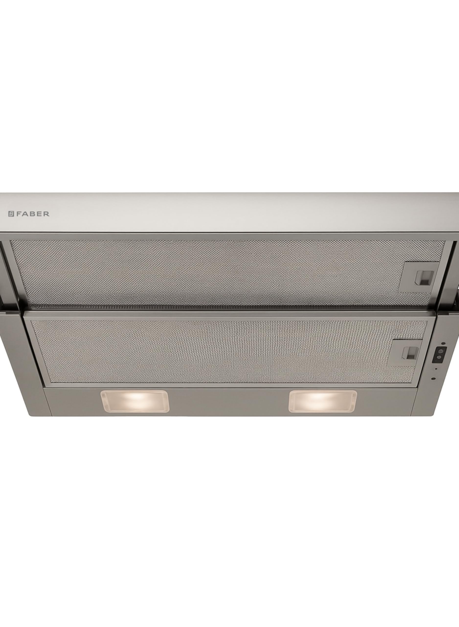FABER FLEXA HIP AM/X A60 - Cappa Aspirante 60 cm Sottopensile da Cucina Estraibile con Illuminazione a Led e Funzione Ricircolo con il Filtro per Cappe a Carboni Attivi