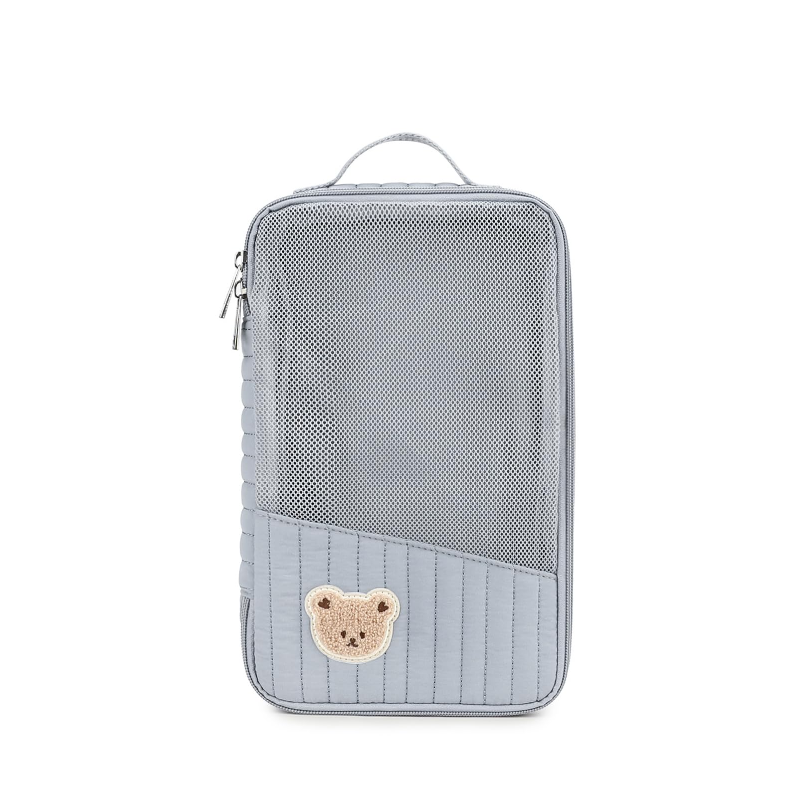 yanwuwa 1Pc Cartoon Mom & Baby Bag for Travel Quick Access Zippered Design Roomy Pocket Keeps Baby Items Neatly Sorted Mom Travel Storage Bag