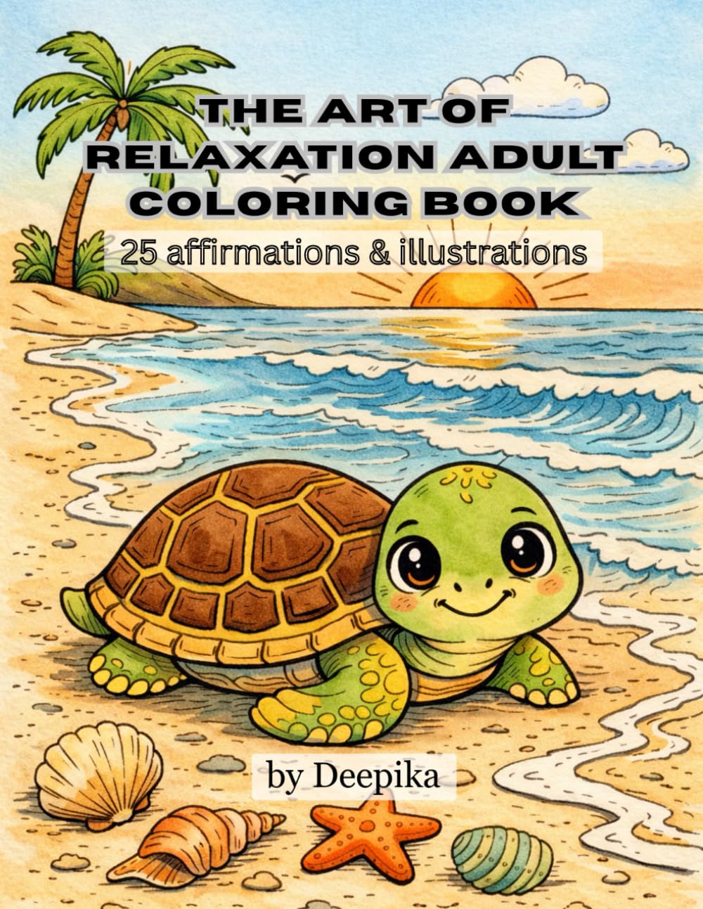The Art of Relaxation Adult Coloring Book: 25 Affirmations & Illustrations