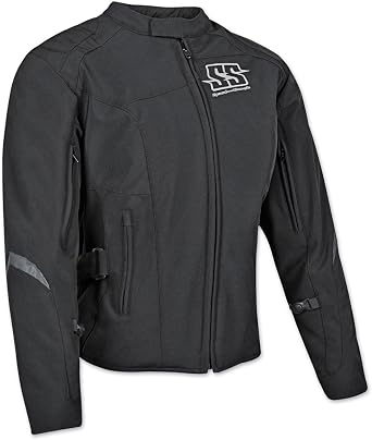 Speed and Strength Womens Womens Back Lash Black Textile Jacket 870669