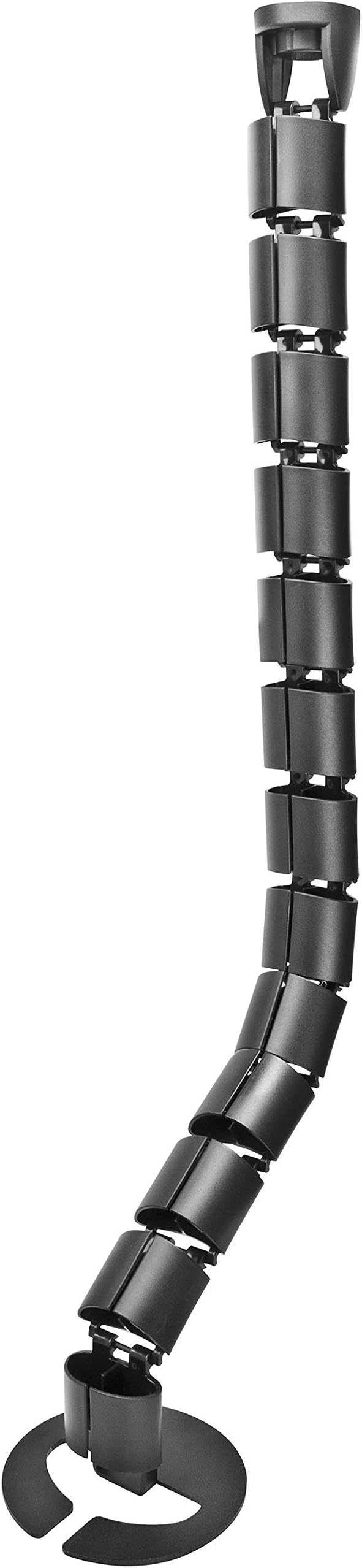Lorell Universal Under Desk Cable Control Spine, Black