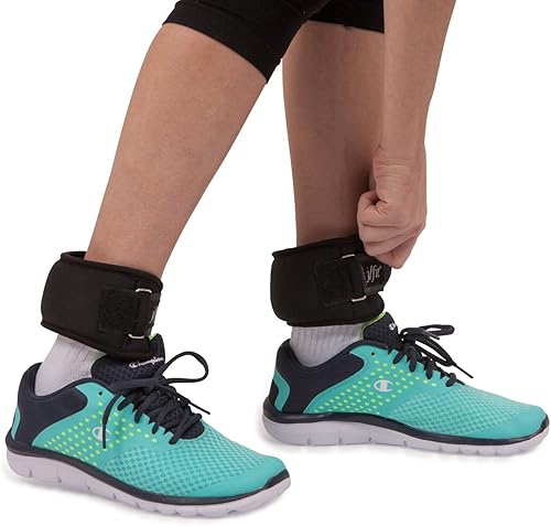 Miniatura 7 de JFIT Par de pesas para muñeca, juego de 2, correas de muñeca para fitness, caminar, entrenamiento, múltiples opciones de tamaño y peso, cómodas,