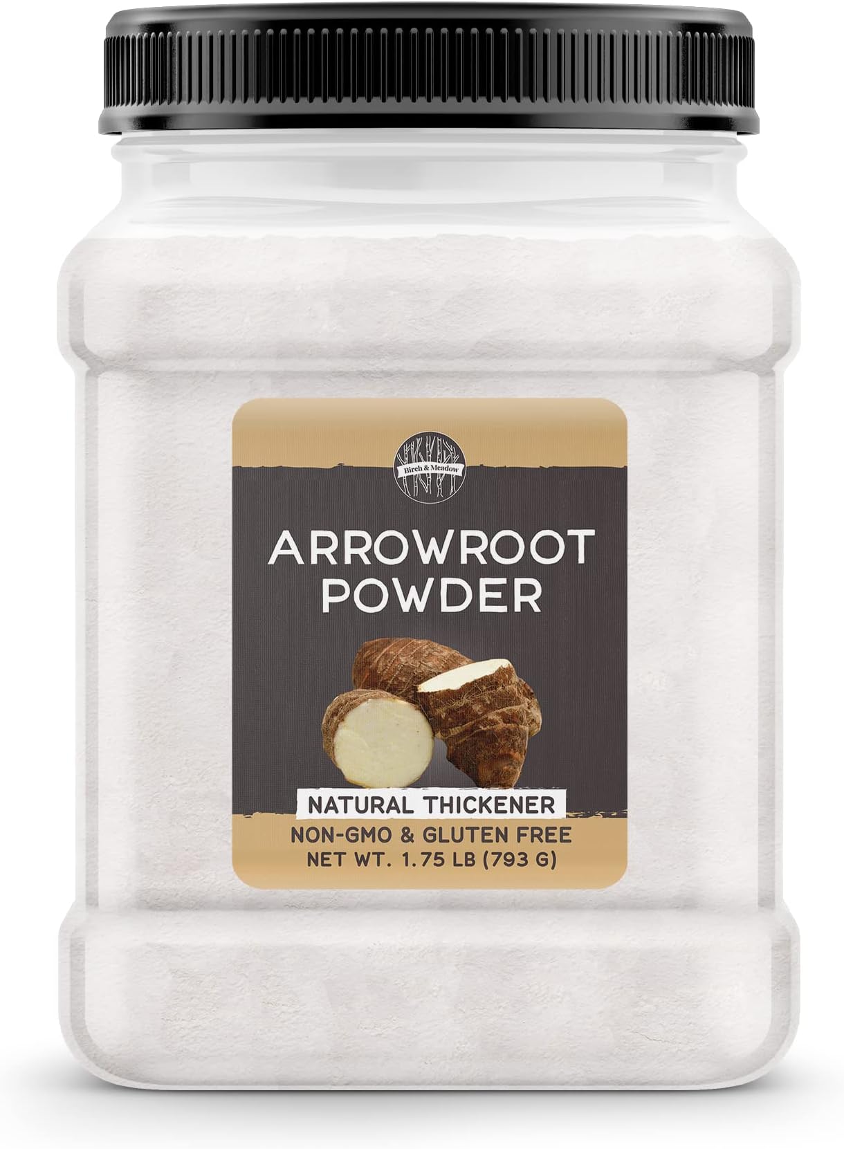 Amazon.com : Birch & Meadow Arrowroot Powder (1.75 lb), Cooking ...